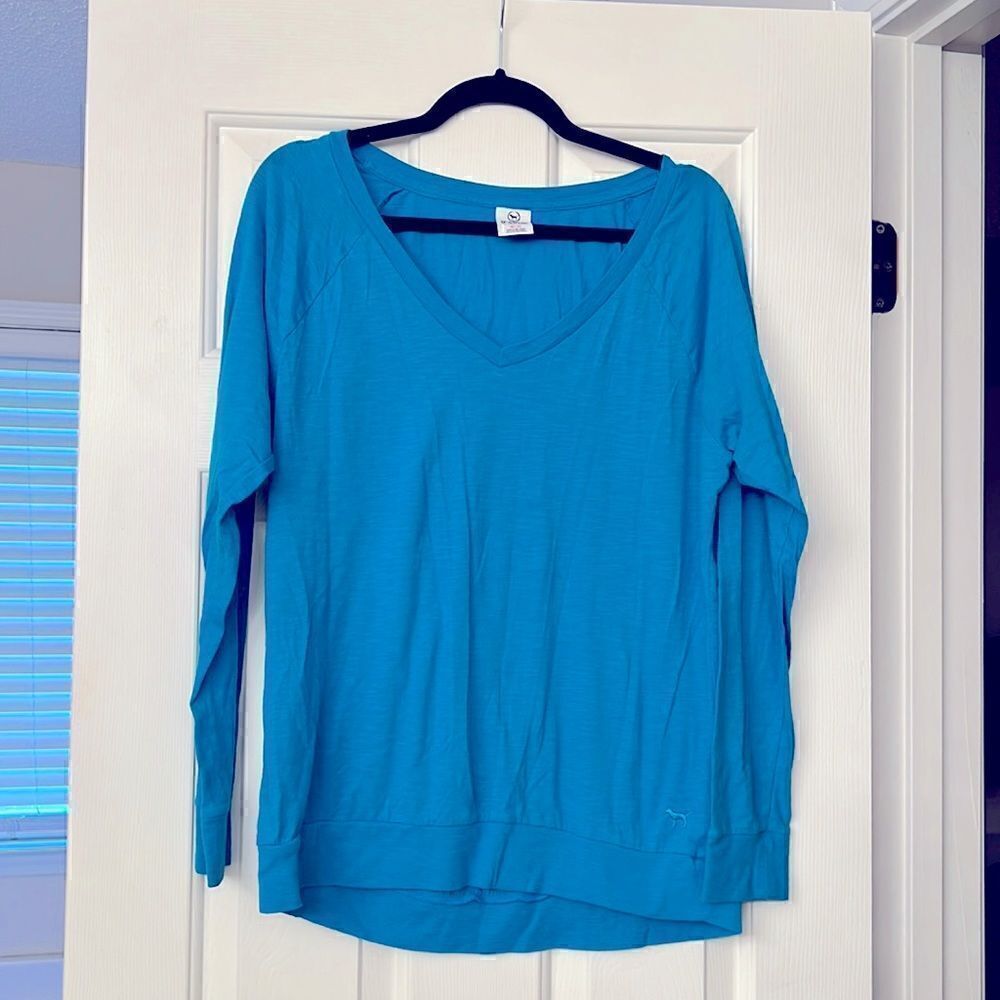 Love Pink Slouchy Lounge Long Sleeve Shirt M